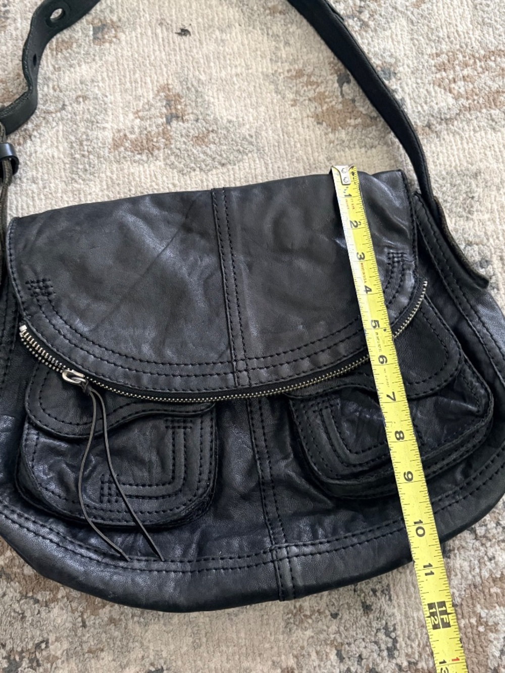 Lucky Brand Stash Hobo Bag – Black Leather - Picture 4 of 9